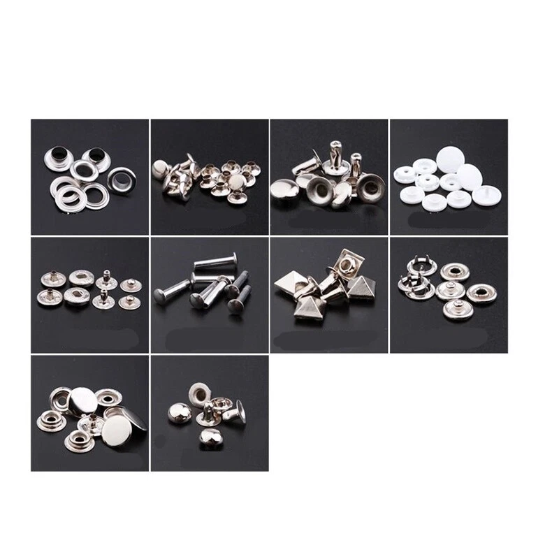 Máquina de prensa de pies máquina de botón a presión manual doble persona Foto 3 de 4