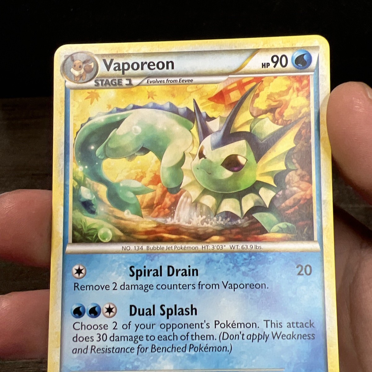 Vaporeon 41/90 Undaunted Non-Holo Pokemon Card | eBay