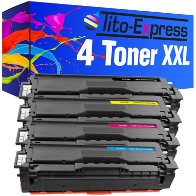 4x für Samsung CLP-415 Toner XXL PlatinumSerie CLP-415 NW CLX-4195 FN CLX-4195 F