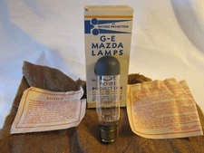 New GE Mazda Clear Movie Projector Lamp 750W 120V T-12 C-13D DDB Burn Base Down