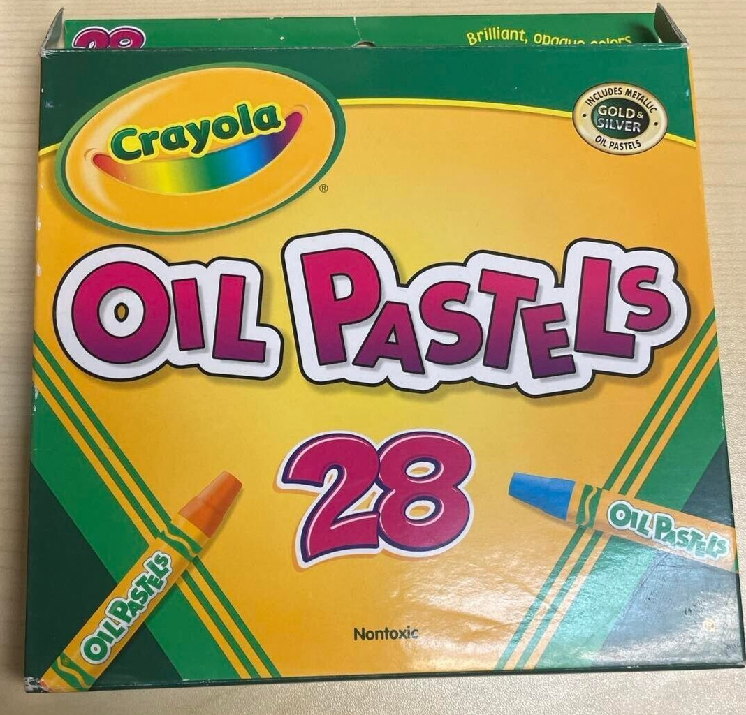 Variety of Oil Pastels and Colored Pencils