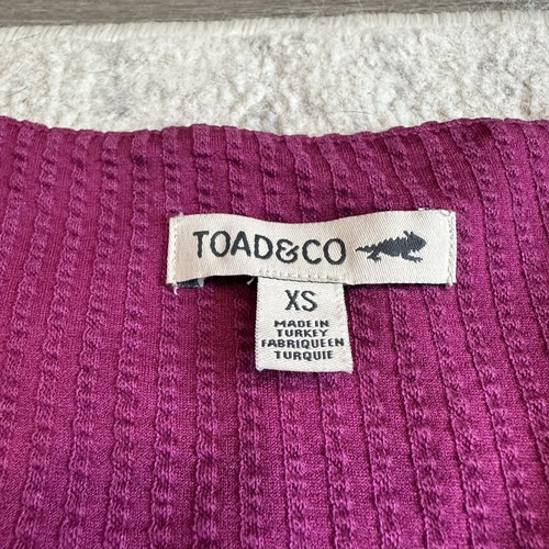 NWT Toad & Co Rosemarie Sleeveless Dress Women’s Size XS Boysenberry MSRP $85 - Picture 3 of 10