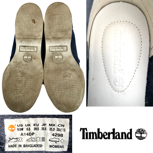 Timberland Clásico Amherst Zapatos de Barco de 2 Ojos, AZUL Nubuck 39.5 | Reino Unido 6.5 | EE. UU. 8.5W - Imagen 23 de 24