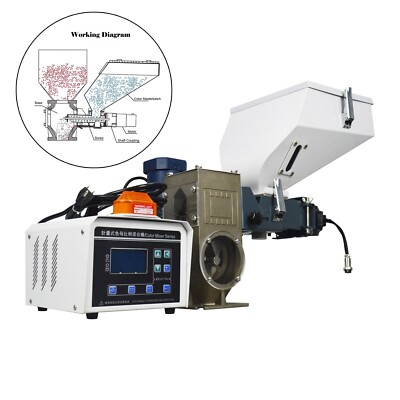 Masterbatch Color Mixing Machine 2.6 Gal Plastic Granules Mixing ...