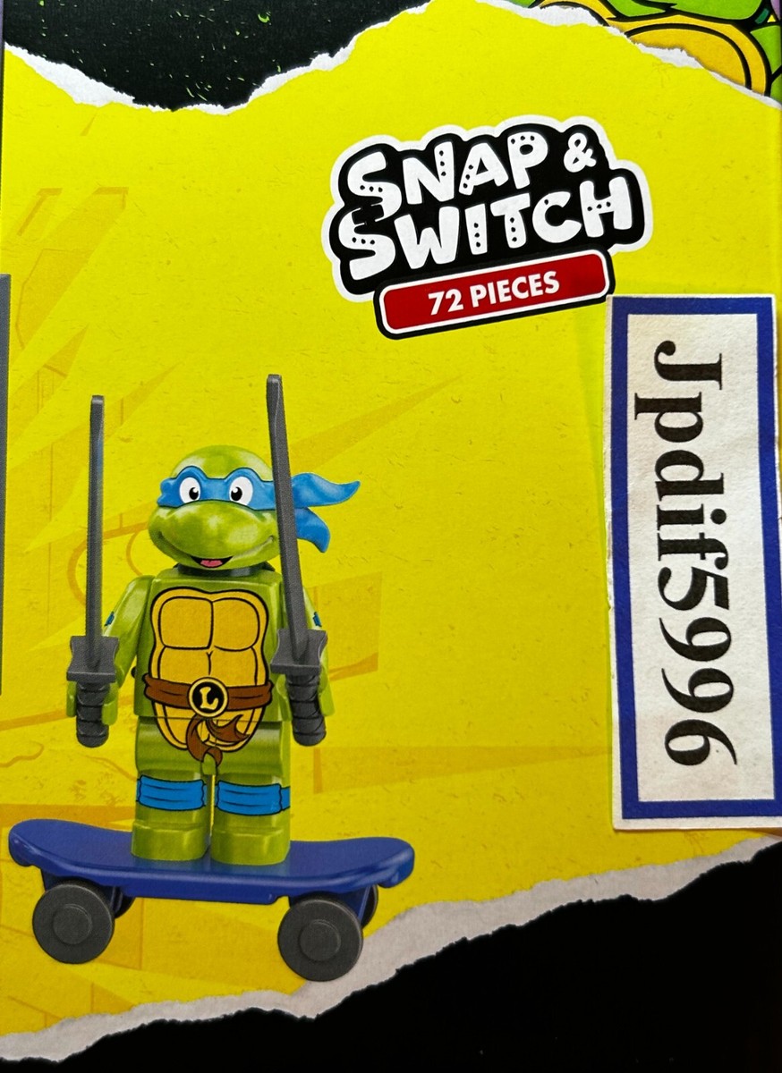 TMNT Snap & Switch Construction Set Leo's Half Pipe | eBay