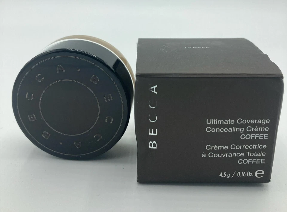 BECCA Cosmetics Ultimate Coverage Concealing Crème COFFEE .16 OZ NEW in box - Image 2 of 2