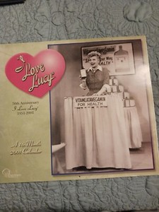 I Love Lucy 50th Anniversary 2001 16- Month Calendar  