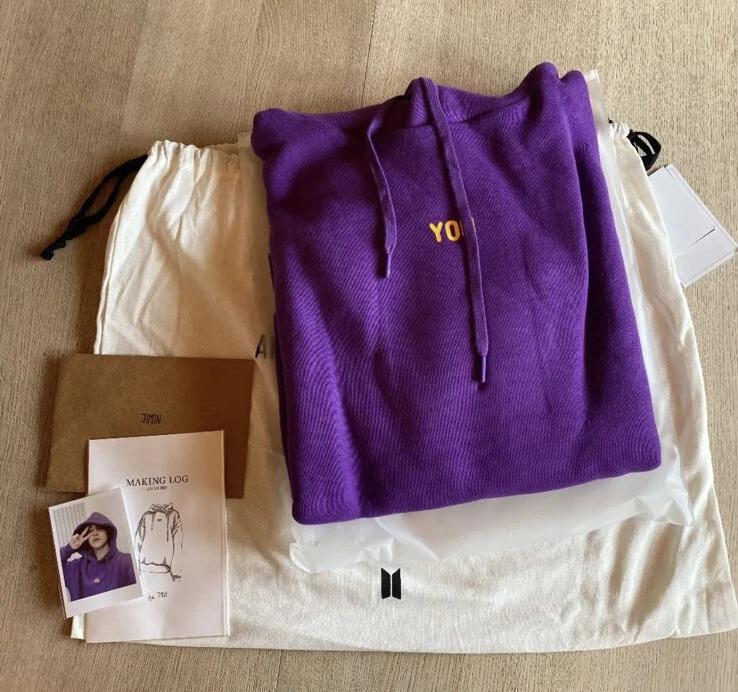 BTS ARTIST MADE COLLECTION By BTS Jimin Hoody L Size New Purple New With You