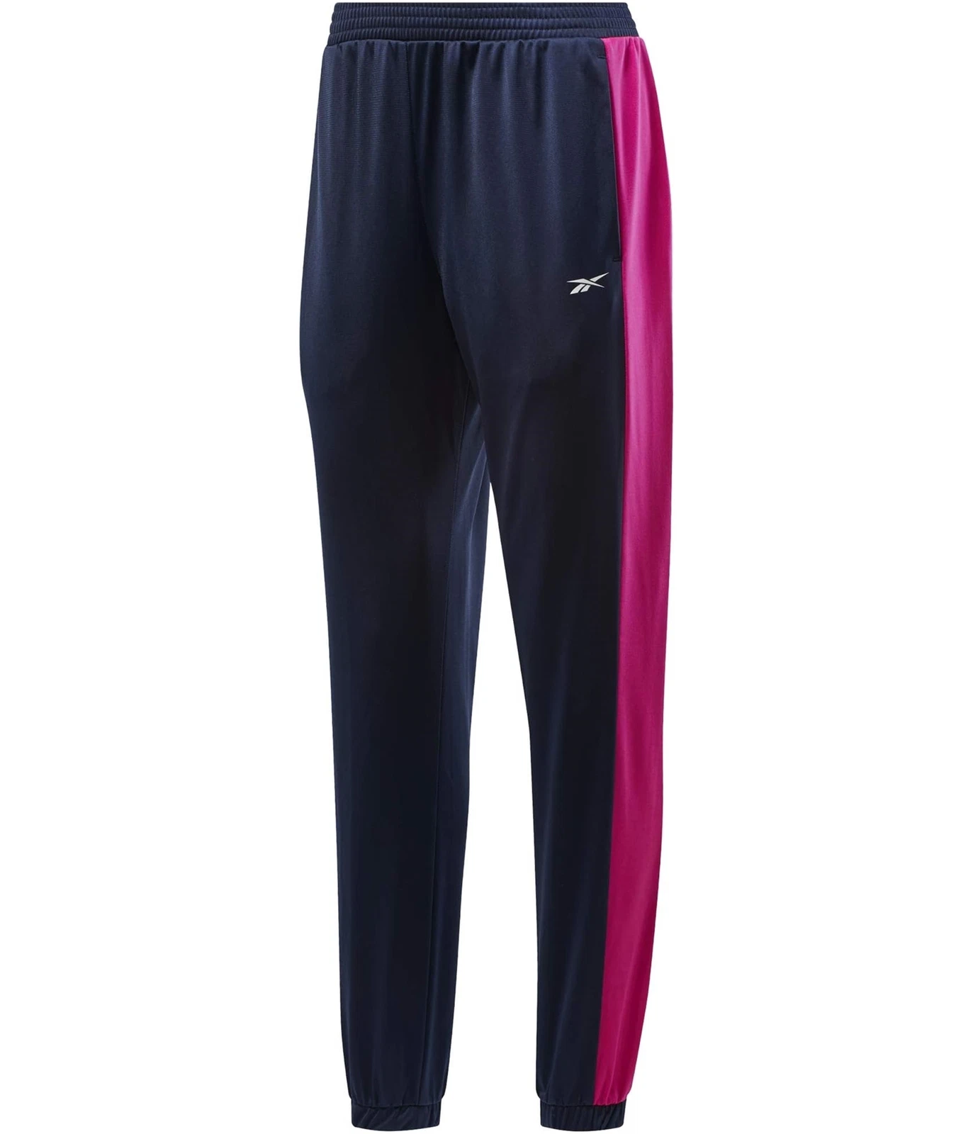 Reebok Womens Linear Logo 1/4 Zip 2 Piece Track Sweatsuit