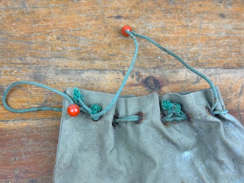 Vintage Camden National Bank MONEY SACK w/ Drawstring ~ Camden, ME - Picture 3 of 6
