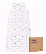 Baby Sleep Sack Organic Cotton Wearable Blanket Swaddle Blanket 6-18 mo.. size M