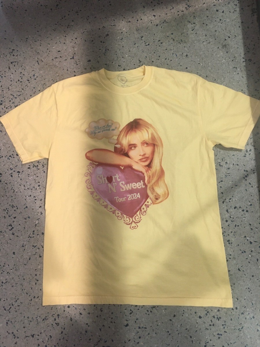 SHORT N' SWEET TOUR 2024 Tシャツ 2024 Sabrina Carpenter Short & Sweet Tour Large Shirt