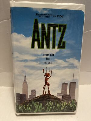 Antz VHS 1999 DreamWorks PDI Clamshell Case Animated Kids Movie