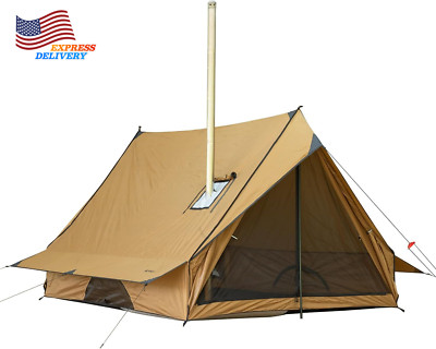 Chalet 70 Pro Camping Hot Tent w/ Stove Jack 2 3 Person Hiking&Hunting Tent 2024