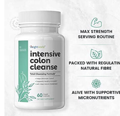 Weightworld Intensive Colon Cleanse 60 Capsules 06/2022