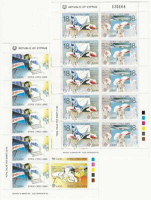 1988 Europa CEPT (Zypern) - Kleinbogen Verkehrs- und Kommunikationsmittel postfrisch **