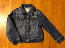 Joe's Jeans Girls' Boys' Denim Jean Jacket Size 5-6 Blue Faded Unisex