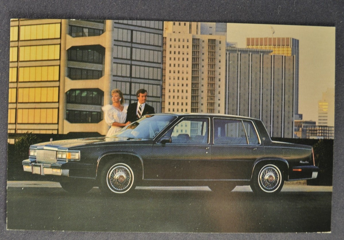 1985 Cadillac Sedan DeVille Postcard Excellent Original 85 | eBay