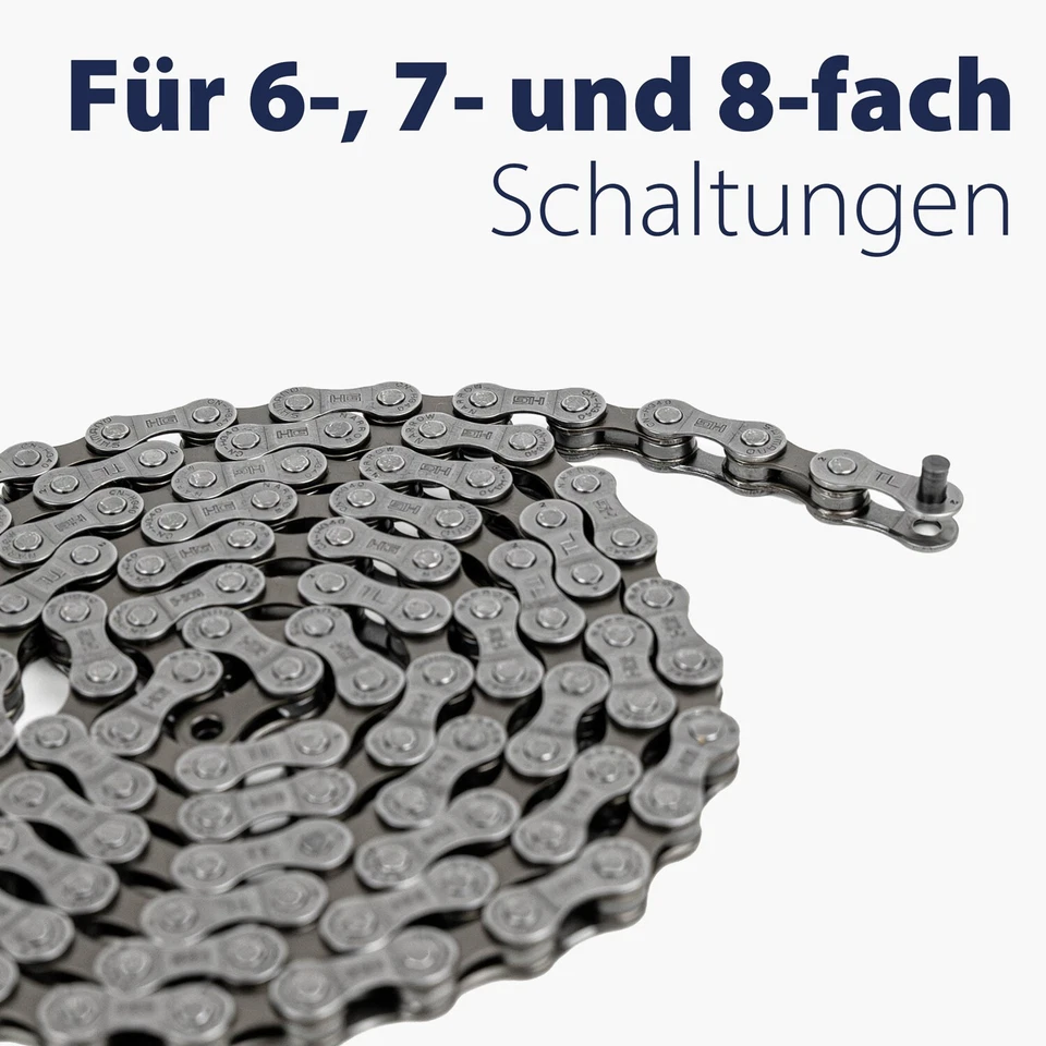 SHIMANO CN-HG40 Kette 6/7/8-Fach 116 Glieder Fahrradkette auch für E-Bike - Bild 3 von 4