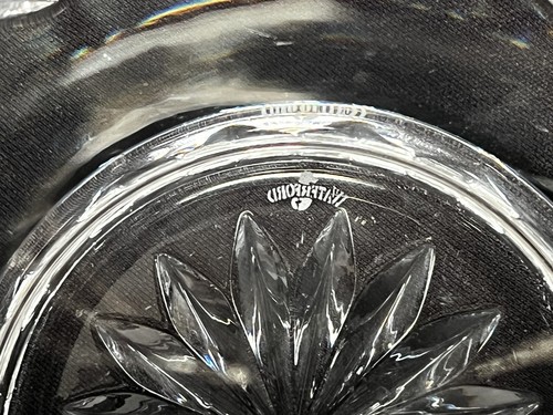 Vintage Waterford Ireland Lismore Crystal Glass Footed Centerpiece Bowl 8" x 5" - Picture 9 of 12