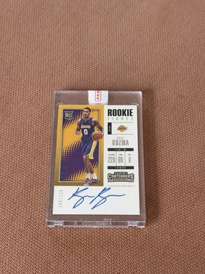 Panini Kyle Kuzma Basketball Sports Trading Cards & Accessories
