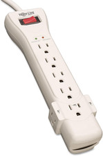 Eaton Series SUPER7 Flat Plug Power Strip Surge Protector, 7 Outlets, 7Ft Exten