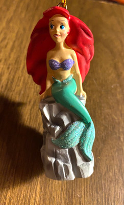 The Little Mermaid Resin Disney Ariel Christmas Ornament 3''