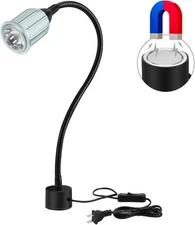 10W Magnetic Work Light, LED Machine Light with Flexible Gooseneck and Magnetic 