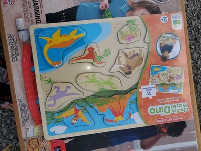 The Learning Journey Chunky Dino Puzzle 11 Piece Educational Dinosaur Theme