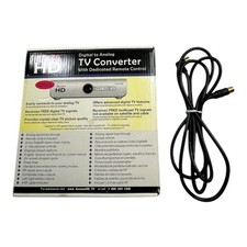 Access HD Digital to Analog TV Converter Box with Dedicated Remote Control