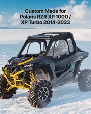 Cab Enclosure Upper Doors, Compatible with Polaris RZR XP 1000/XP Turbo 2014-20