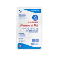 Dynarex Suture Removal Kit Sterile Single Use All-in-One Kit 1 Count