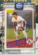 2020 Topps Archives Jerry Remy /58 O-Pee-Chee 1985 Autograph 