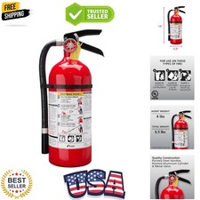 Pro 210 2A:10-B:C Fire Extinguisher, Rechargeable, Multi-Purpose for Home & O...