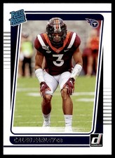 2021 Donruss Caleb Farley Rookie Tennessee Titans #339