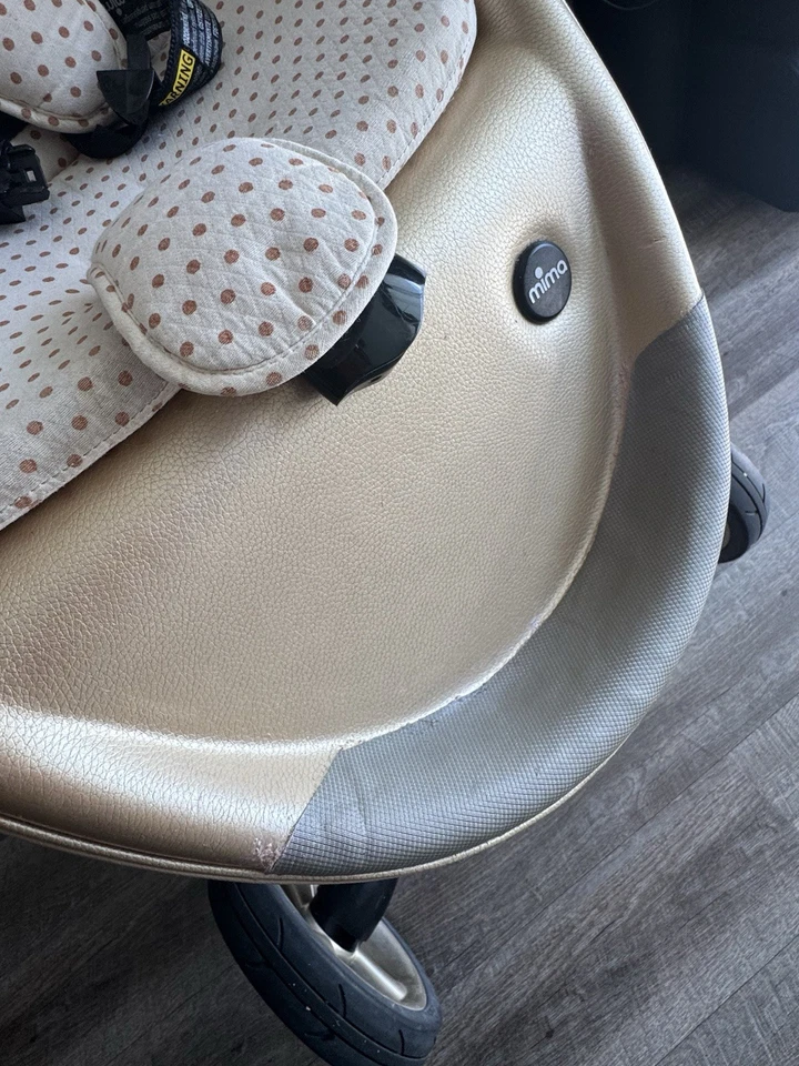 Cochecito completo Mima Xari champán/negro Foto 4 de 4