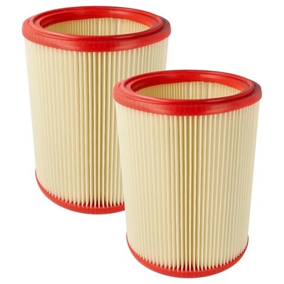 2 Luftfilter für Nilfisk Aero 20-01 20-01 Inox 20-11 20-21 20 Staubsauger