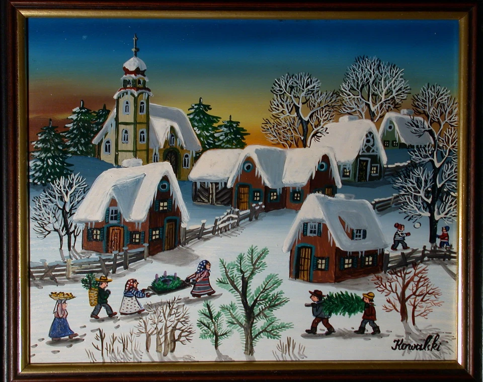 Anton Kowalski - Vorweihnachtszeit - Winter - Naiv. - Bild 4 von 4