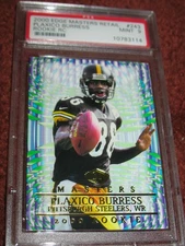 2000 EDGE MASTERS RETAIL NFL PLAXICO BURRESS PSA MINT 9 ~PITTBURGH STEELERS