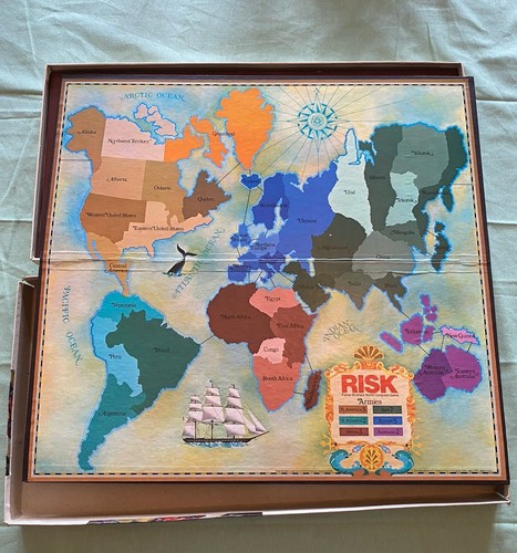 Vintage 1975 RISK • Classic Board Game Parker Brothers World Conquest • Complete - Picture 2 of 8