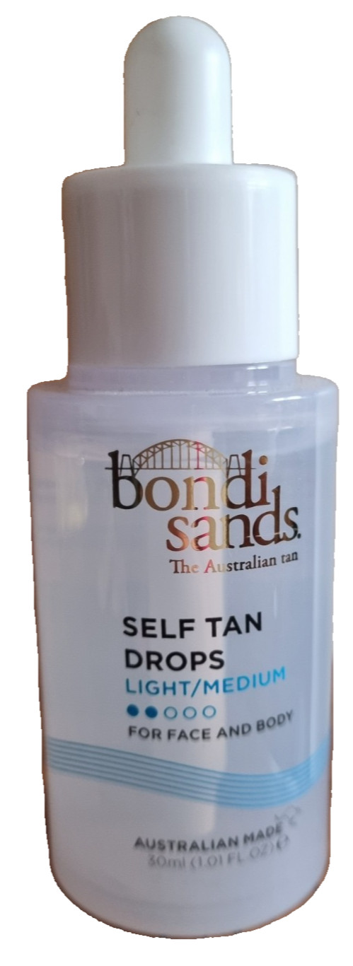 Bondi Sands Self Tan Drops Light/Medium 30ml -For Face and Body.
