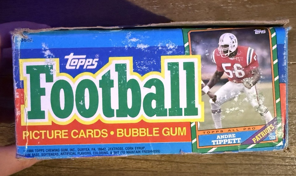 1986 Topps Football Unopened Box 35/36 Packs - Jerry Rice Rookie | eBay