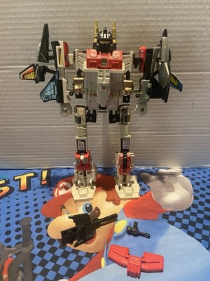 Transformers G1 Hasbro Takara Superion 1986 No Ramp Or 3/4 Weapons Authentic