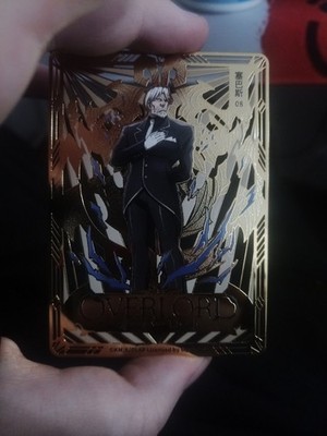 Sebas Tian Precious Metal Gold CARD Medialink Overlord Anime CCG