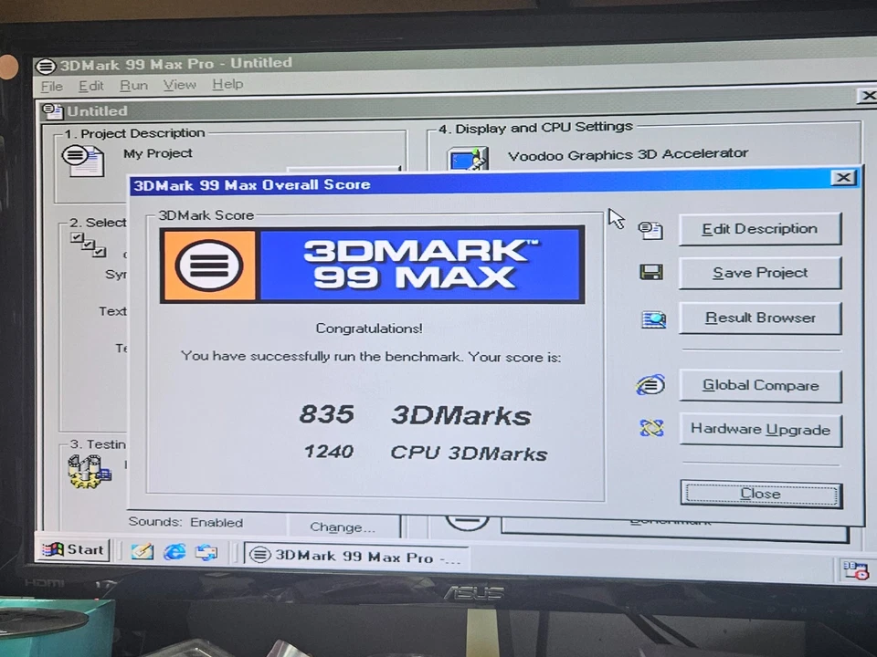 3Dfx Voodoo 1 4MB, PCI, A-Trend Helios 3D ATC-2465 CD With Drivers, Working 100% - Image 4 of 4