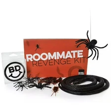 Roommate Revenge Kit; Fake Bugs Gag Gift Prank, Roaches, Spiders, Snake