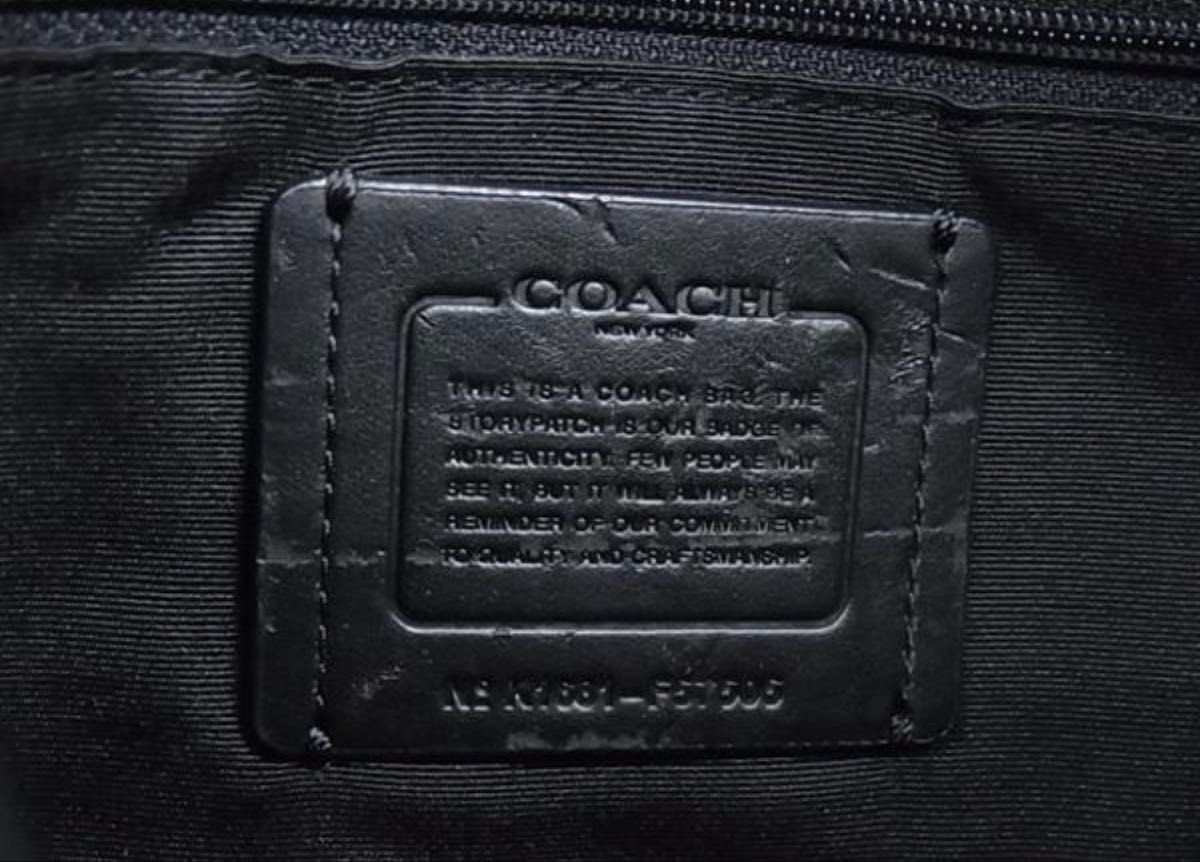 Item COACH Handbag Shoulder Bag Python Pattern Le… - image 7