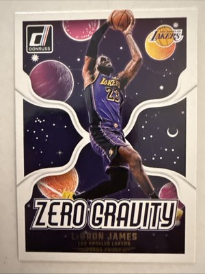LeBron James 2024-25 Panini Donruss Press Proof Zero Gravity #3 Lakers
