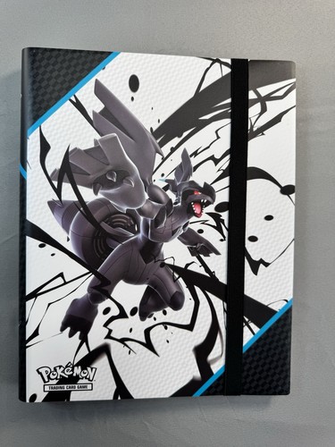 Pokemon Black Bolt Zekrom Binder Side Loading Pages NEU