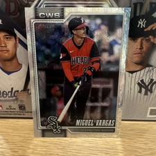 2026 Topps Series 1 Sand Glitter SP #329 Miguel Vargas White Sox 